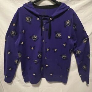 Disney Purple Women's Jacket Haunted Mansion featuring Minnie. New, never worn